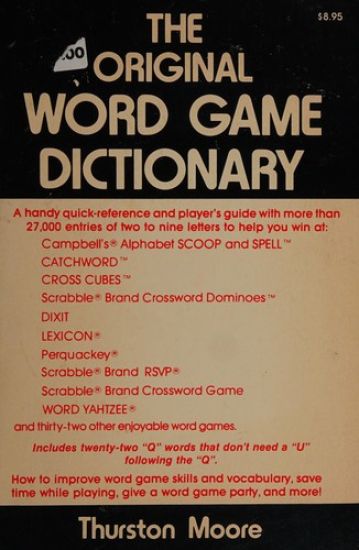 Original Word Game Dictionary