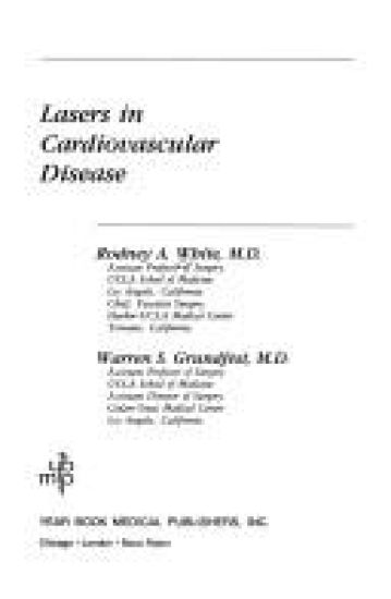 Lasers in Cardiovascular Disease