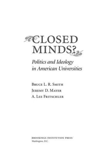 Closed Minds?