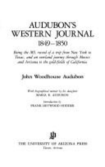 Audubon's Western Journal, 1849-1850