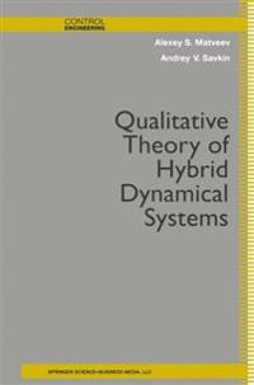 Qualitative Theory of Hybrid Dynamical Systems – Alexey S. Matveev, kirjan kansikuva