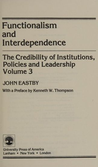 Functionalism and Interdependence