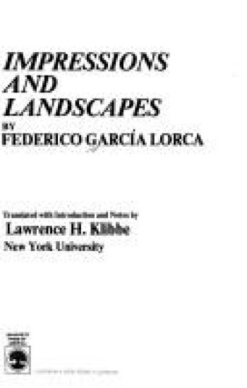 Impressions and Landscapes