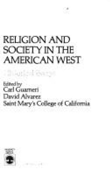 Religion and Society in the American West