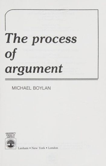 The Process of Argument