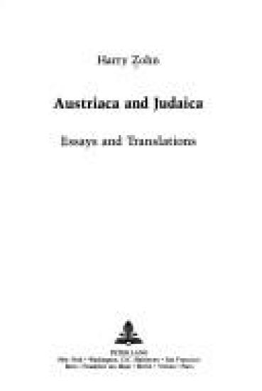 Austriaca and Judaica