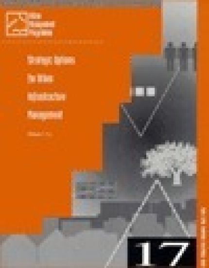 Strategic Options for Urban Infrastructure Management