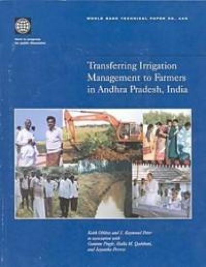 Transferring Irrigation Management to Farmers in Andhra Pradesh, India – World Bank, kirjan kansikuva