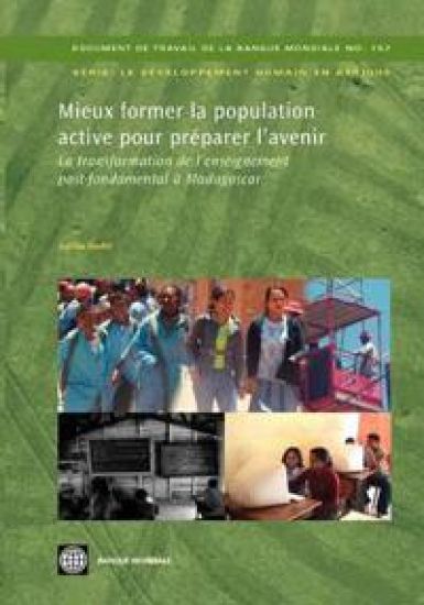 Mieux Former La Population Active Pour Preparer L'avenir