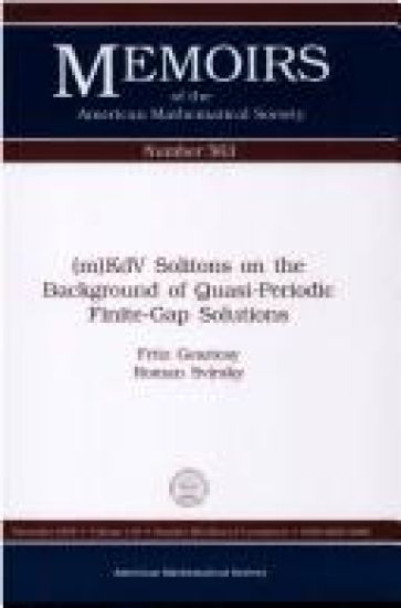 M Kdv Solitons on the Background of Quasi-Periodic Finite-Gap Solutions