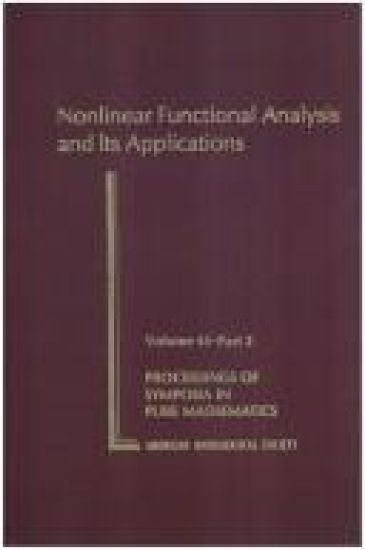 Nonlinear Functional Analysis and Its Applications Pt 1