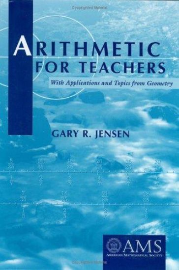 Arithmetic for Teachers