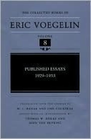 Published Essays, 1929-1933 (Cw8)