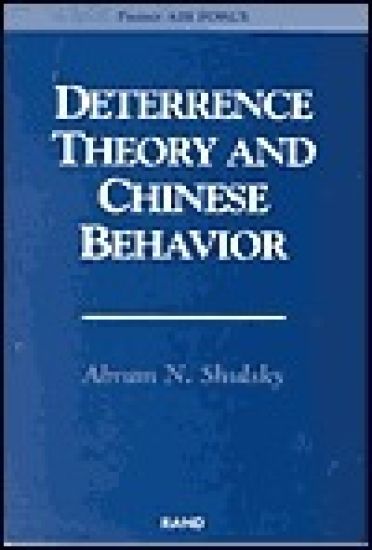 Deterrence Theory and Chinese Behavior