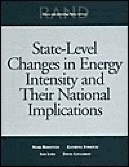State-Level Changes in Energy Intensity and Their National Implications