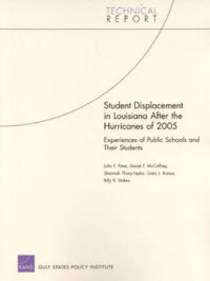 Student Displacement in Louisiana After the Hurricanes of 2005