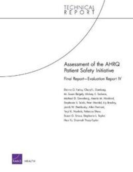 Assessment of the National Patient Safety Initiative