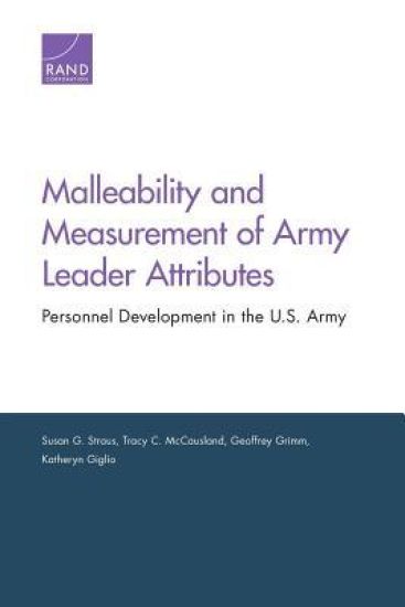 Malleability and Measurement of Army Leader Attributes