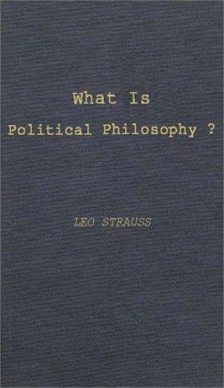 What is Political Philosophy?