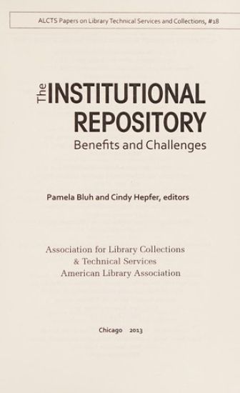 Institutional Repository Benefits and Challenges