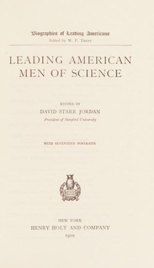 Leading American Men of Science