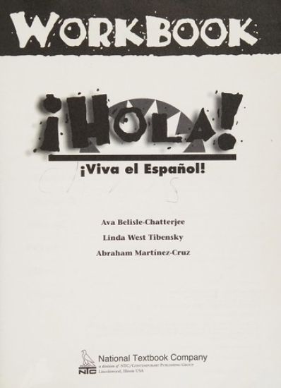 Viva el Espanol: Hola!, Student Workbook