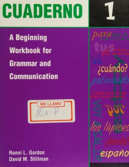Cuaderno 1 Answer Key