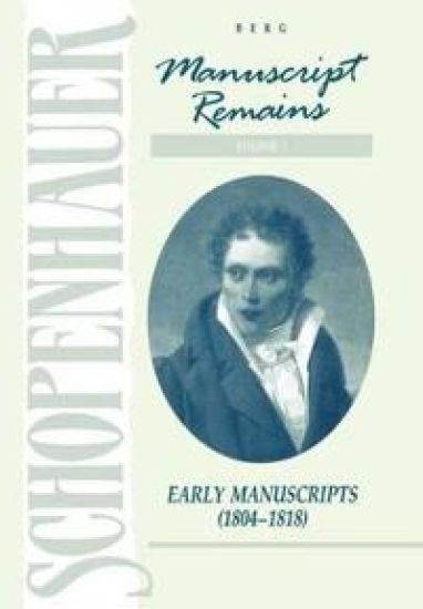 Schopenhauer: Manuscript Remains (V1)