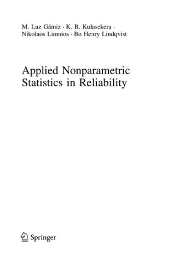 Applied Nonparametric Statistics in Reliability