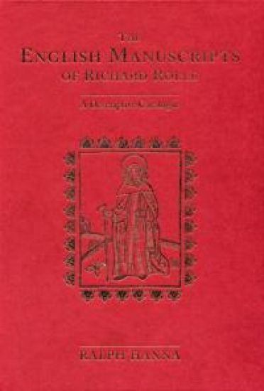 The English Manuscripts of Richard Rolle