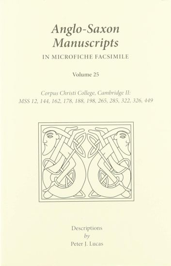 Asmv25 Corpus Christi College, Cambridge II (Inst Bundle), Volume 25