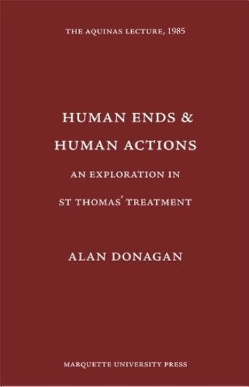 Human Ends and Human Actions – Alan Donagan, kirjan kansikuva