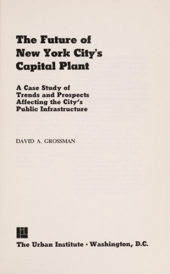 The Future of New York City's Capital Plant