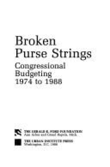 Broken Purse Strings