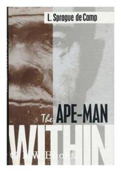 The Ape-Man Within – L. Sprague De Camp, kirjan kansikuva