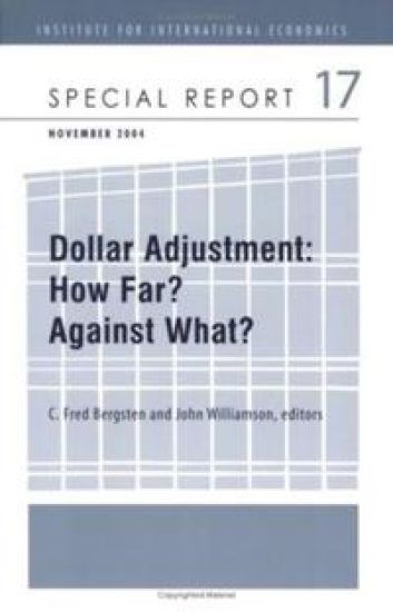 Dollar Adjustment – How Far? Against What? – C. Fred Bergsten, kirjan kansikuva