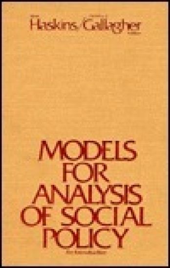 Models for Analysis of Social Policy