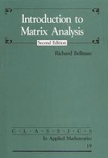 Introduction to Matrix Analysis