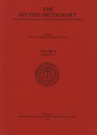 Hittite Dictionary of the Oriental Institute of the University of Chicago. Volume P, fascicle 1 (pa- to para)