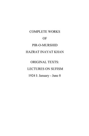 Complete Works of Pir-O-Murshid Hazrat Inayat Khan