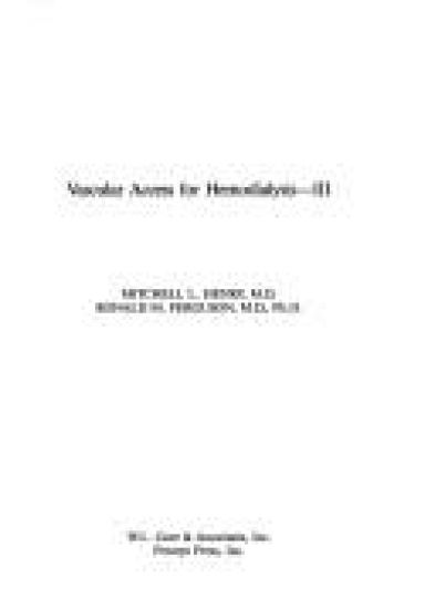 Vascular Access for Hemodialysis- III