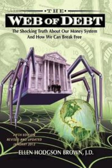 Web of Debt – Ellen Hodgson Brown, kirjan kansikuva