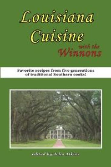 Louisiana Cuisine – John Atkins, kirjan kansikuva