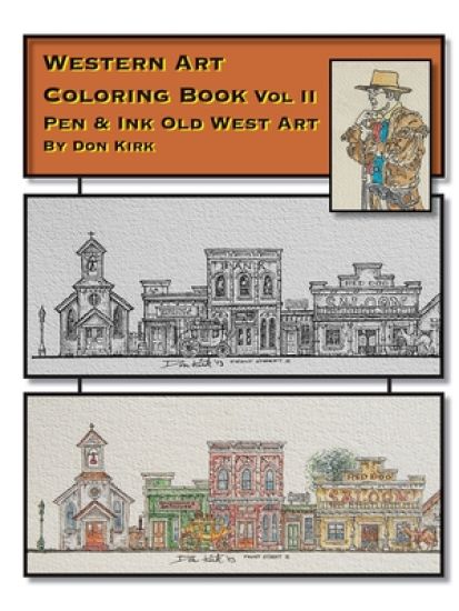 Western Art Coloring Book
