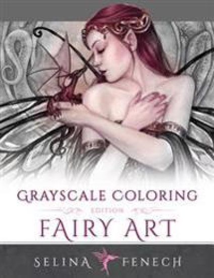 Fairy Art - Grayscale Coloring Edition