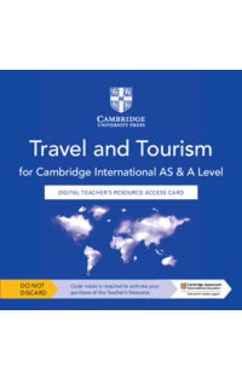 Cambridge International AS and A Level Travel and Tourism Digital Teacher's Resource Access Card
