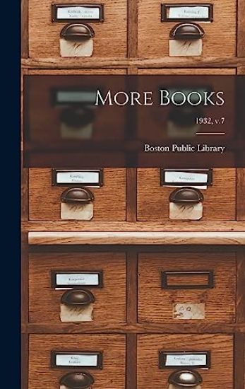 More Books; 1932, v.7