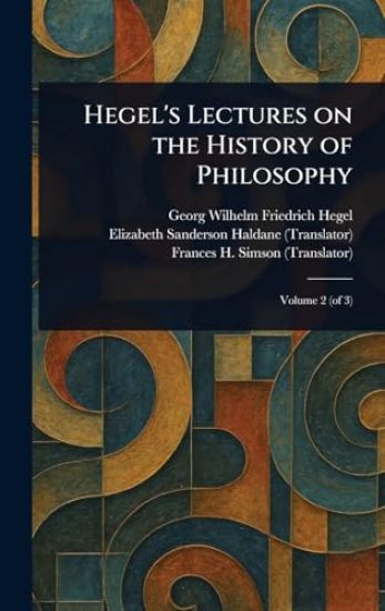 Hegel's Lectures on the History of Philosophy