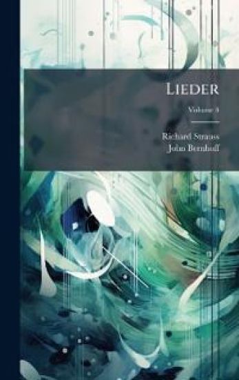 Lieder – Richard Strauss, kirjan kansikuva