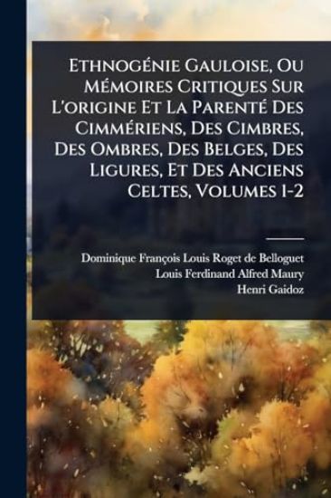 EthnogÃ(c)nie Gauloise, Ou MÃ(c)moires Critiques Sur L'origine Et La ParentÃ(c) Des CimmÃ(c)riens, Des Cimbres, Des Ombres, Des Belges, Des Ligures, Et Des Anciens Celtes, Volumes 1-2